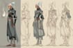 sketch fantasy character concept art