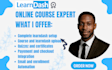 build a professional learndash online course website that sells