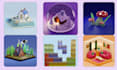 create custom 3d icons for apps, UI