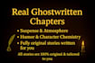 ghostwrite short stories and character backstories