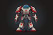 design a custom mecha robot mascot logo
