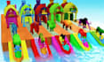 create 3d animal crossing fountain animation