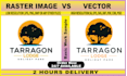 vector tracing, logo, image for laser cutting, engraving or line art