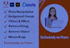 do image editing, photo retouching, restoration and mockup