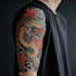 make a traditional japanese irezumi tattoo