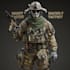 draw 2d game art military character design