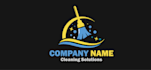 create residential and commercial cleaning service logo