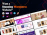 do custom full stack website development as front end, backend development