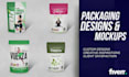 packaging design and mockups