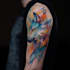 create a color realism tattoo for you