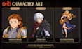 draw custom dnd character art and fantasy illustrations