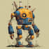 make a mecha robot gundam illustrations