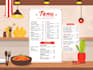 design amazing editable food restaurant menu