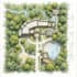 draw landscape sketch, architectural site plan, map
