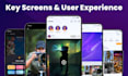 create an ai powered social media android app with user earnings