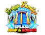 design modern bounce house logo with high quality service