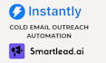 setup instantly ai smartlead ai cold email outreach claycom b2b leads generation