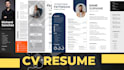 make impressive professional resume design and cv design