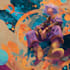 illustrate magical abstract art, psychedelic, surrealism