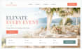 build event venue listing website equipment rental website with jet booking