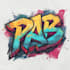 make a awesome graffiti pop art font logo
