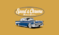 draw classic american car ilustration