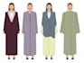 design trendy, modest, blazer abayas