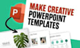 design powerpoint presentation slides with animation