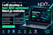 create a fast and responsive nextjs website with bug fixing