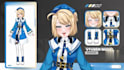 draw male and female live 2d vtuber model, 2d vtuber, live 2d