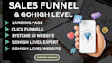 create a gohighlevel landing page for your clickfunnels or salesfunnel