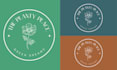 design custom minimalist botanical feminine hand drawn logo