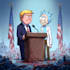 draw political cartoon and comic