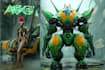draw mecha robot armor character concept for you