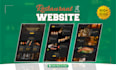 design restaurant website with restaurant menu