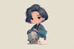 draw chibi character with cute art style