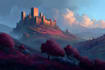 draw a magical environment concept art
