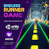 develop an endless runner game in unity or unreal engine 2d,3d,VR