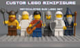 create 3d model lego set lego minifigure 3d miniature with instructions