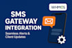 install, customize whmcs theme, and integrate SMS module