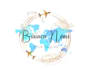 design modern construction, travel logo