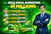 send bulk emails with cold email marketing and email blast campaign