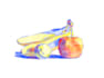 paint illustration in basic colours