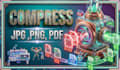 compress your PDF, jpg, and png files without losing quality