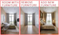do ai interior redesign and virtual staging
