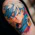 make comic cartoon anime tattoo design