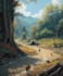 draw a digital oil painting