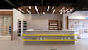 design a modern and functional pharmacy or medical store