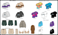 draw a fashion illustration and tech pack design