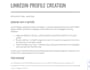 create a professional linkedin profile from scratch